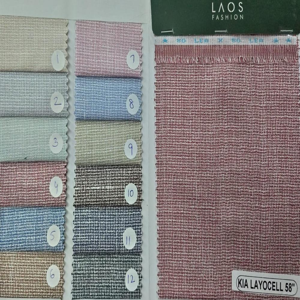 Premium Cotton Linen Jute Shirting Fabric 58" - Attributes: Washable
