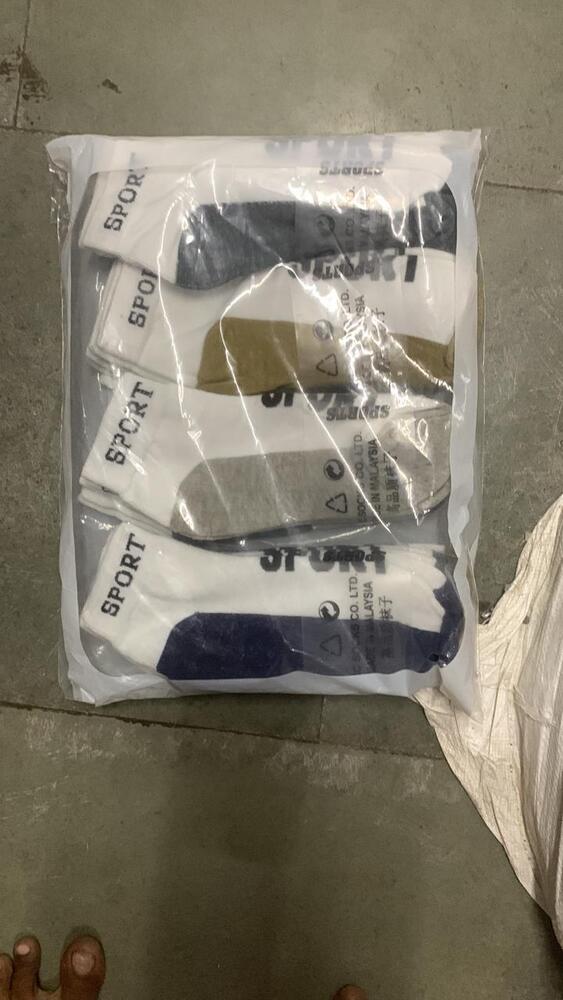 12 Pairs 22 White Sports Ankle Socks