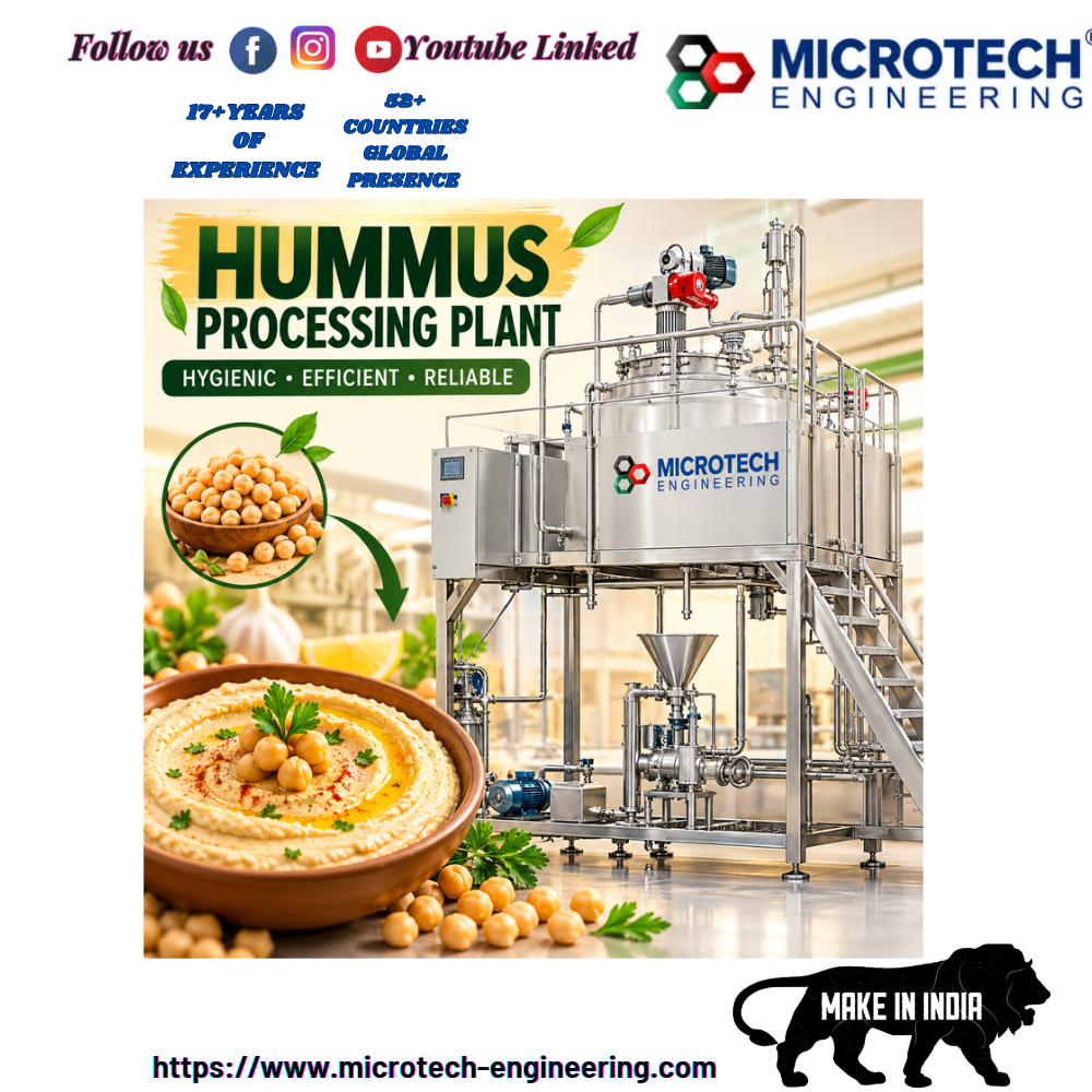 Hummus processing plant