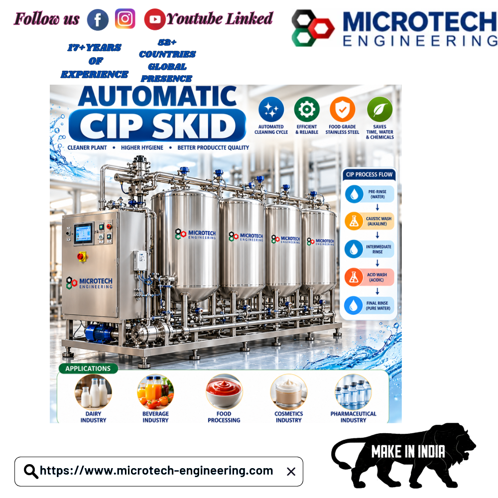 Automatic CIP Skid