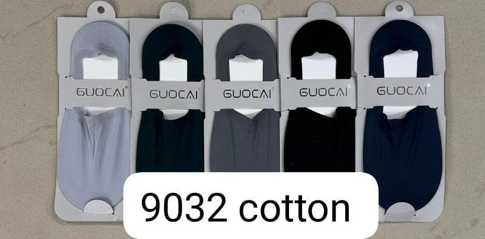 Guocai 9032 Solid Color Low Cut Cotton Socks
