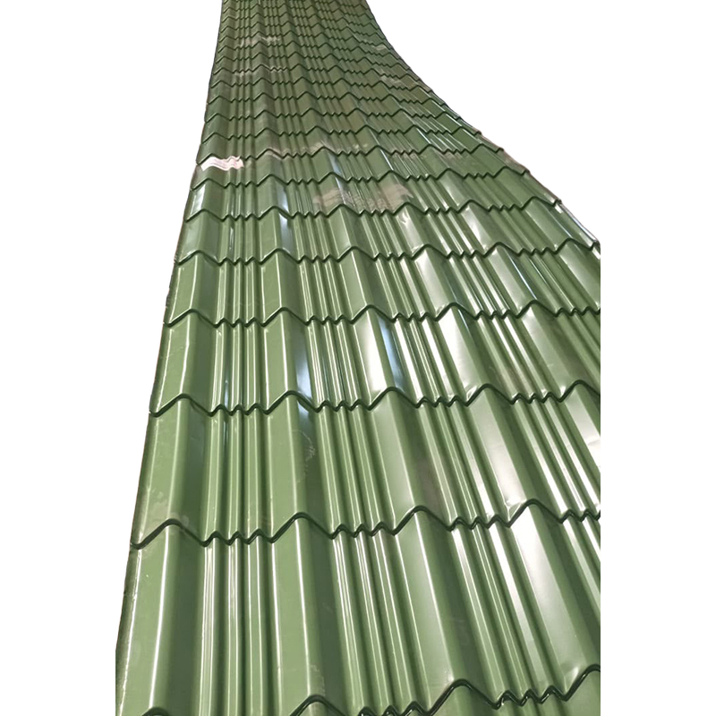 Green Color-Coated Tile Profile Roofing Sheet