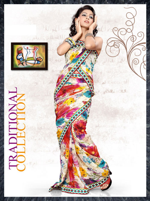 Exclusive Designer Embroidered Saree