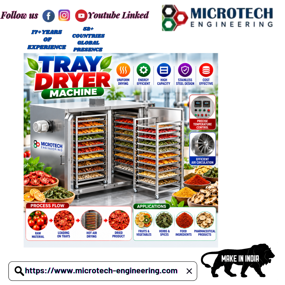 Tray Dryer Machine