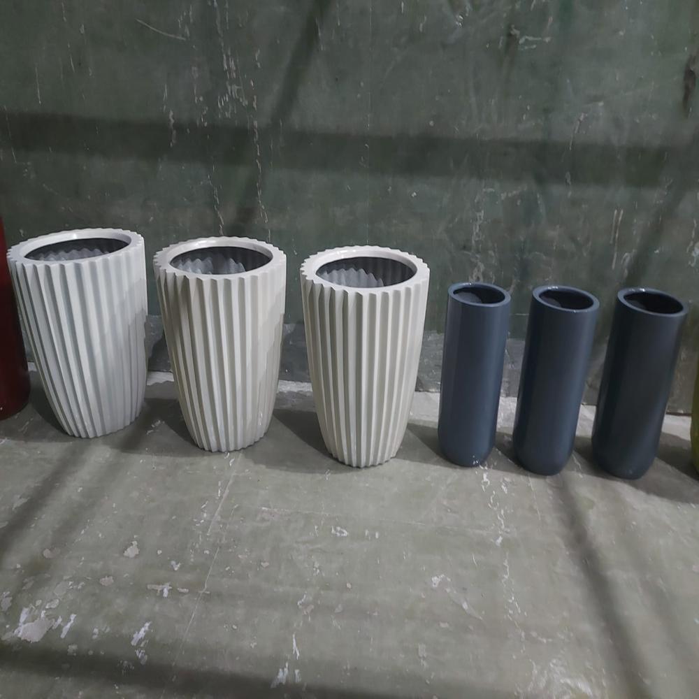Frp Decorative Pot - Color: Blue