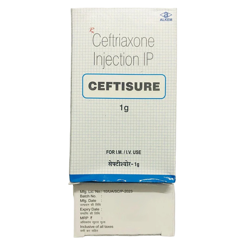 1 GM Ceftriaxone Injection IP