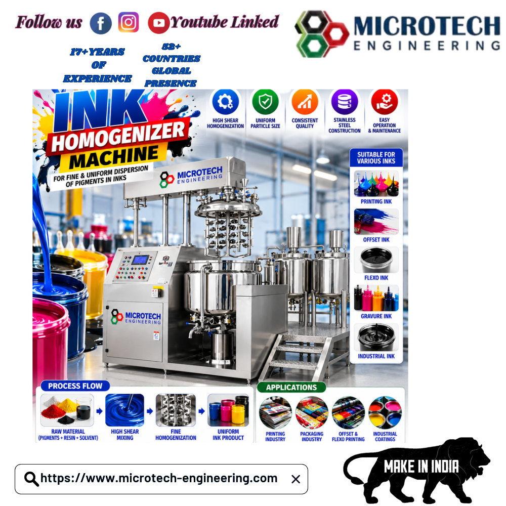 INK HOMOGENIZER MACHINE