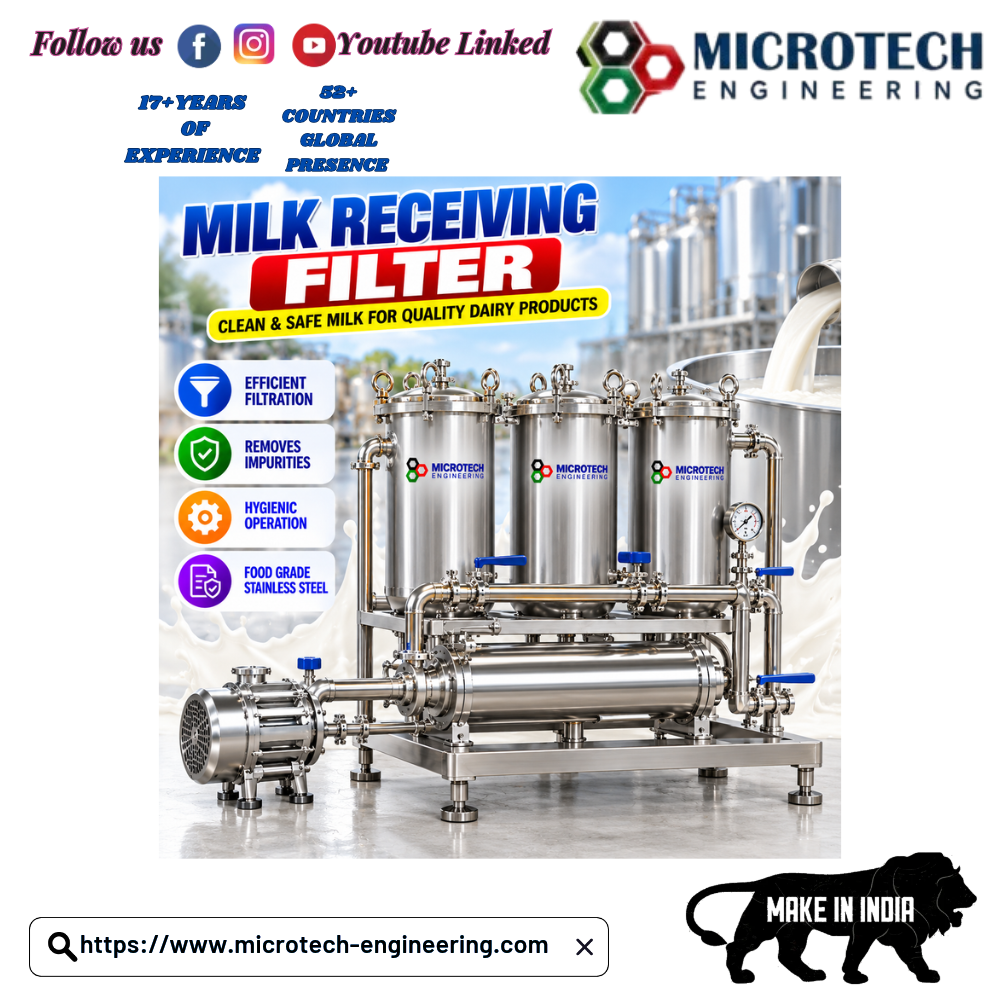Milk Receiving filter