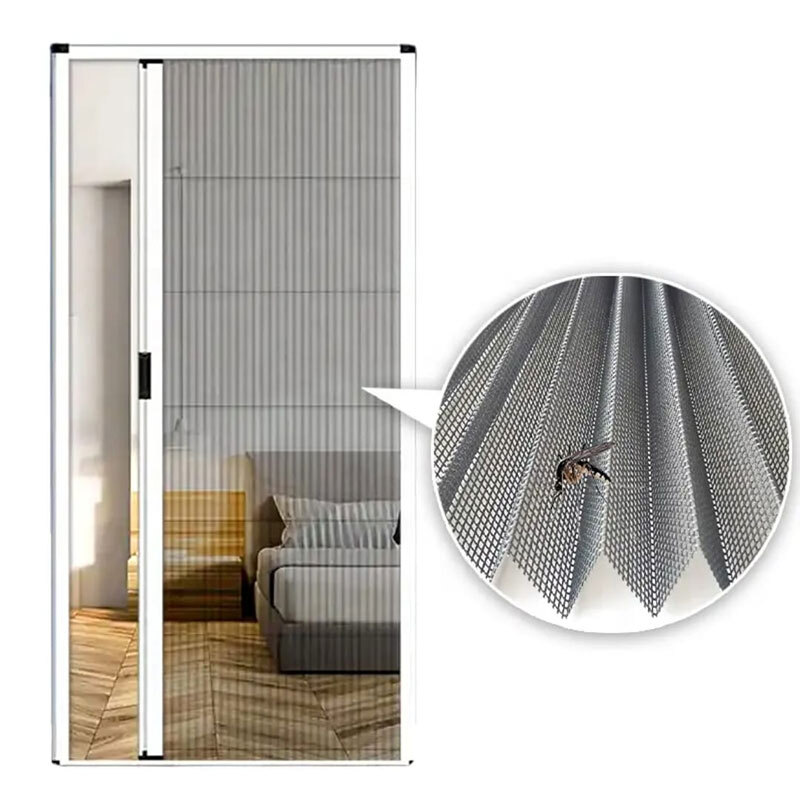 S.S pleated mesh doors