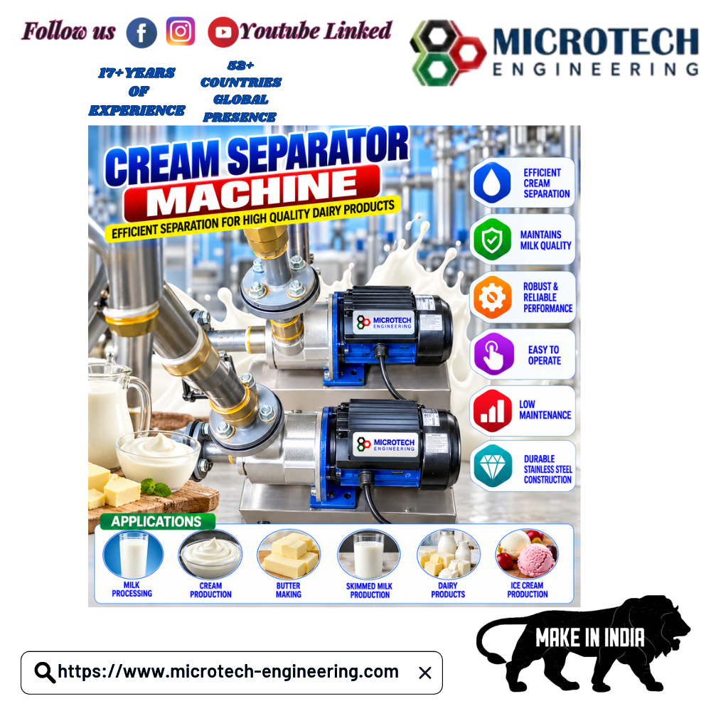 Cream Separator Machine