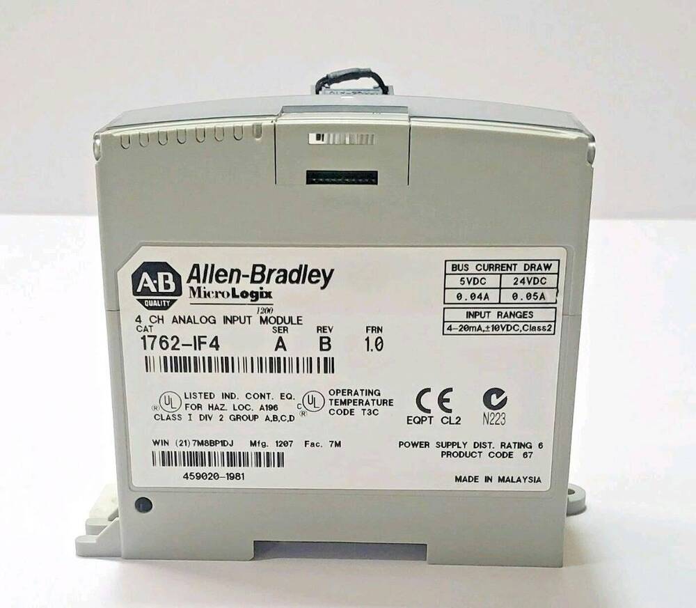 Allen-Bradley MicroLogix 1200 4 Channel Analog Input Module