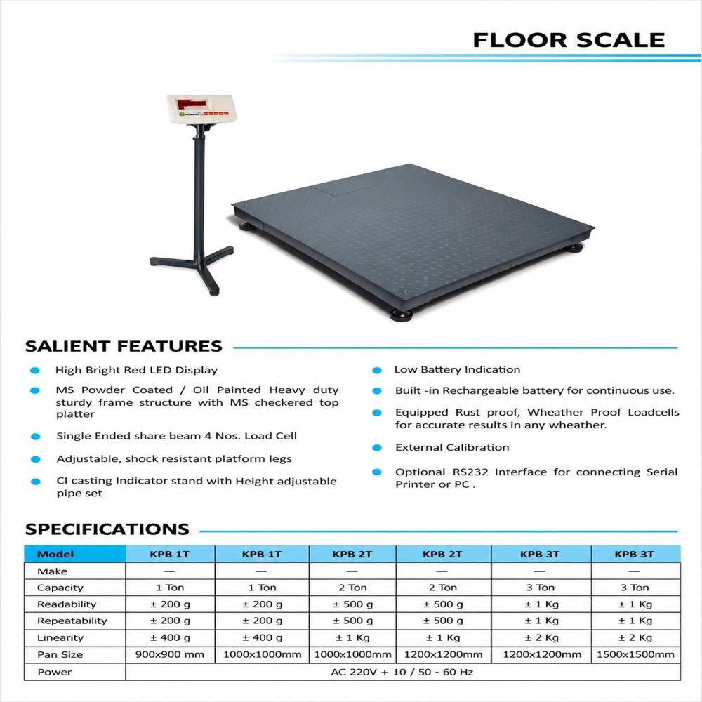 Platform Scale - Color: Black