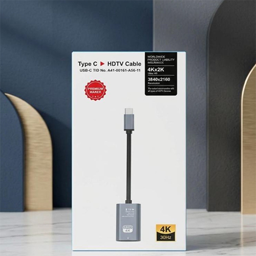 K002A Type C To HDMI 4K HDTV Cable