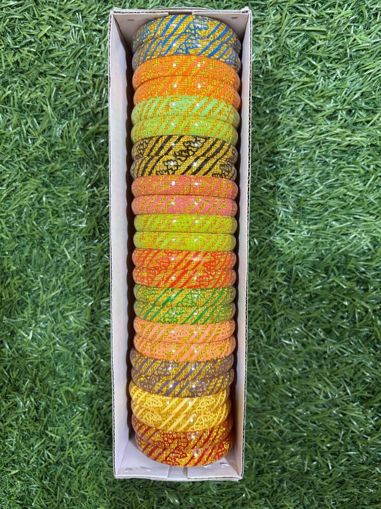 Fabric Wrapped Acrylic Bangles