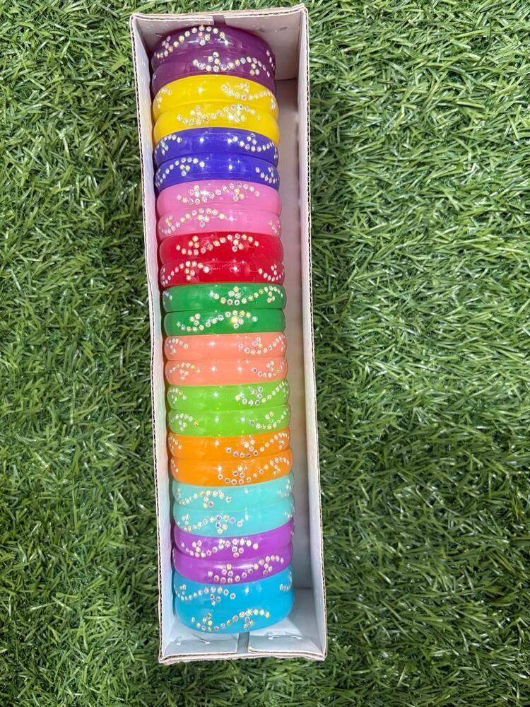 Decorative Machine Cut Diamond Bangles