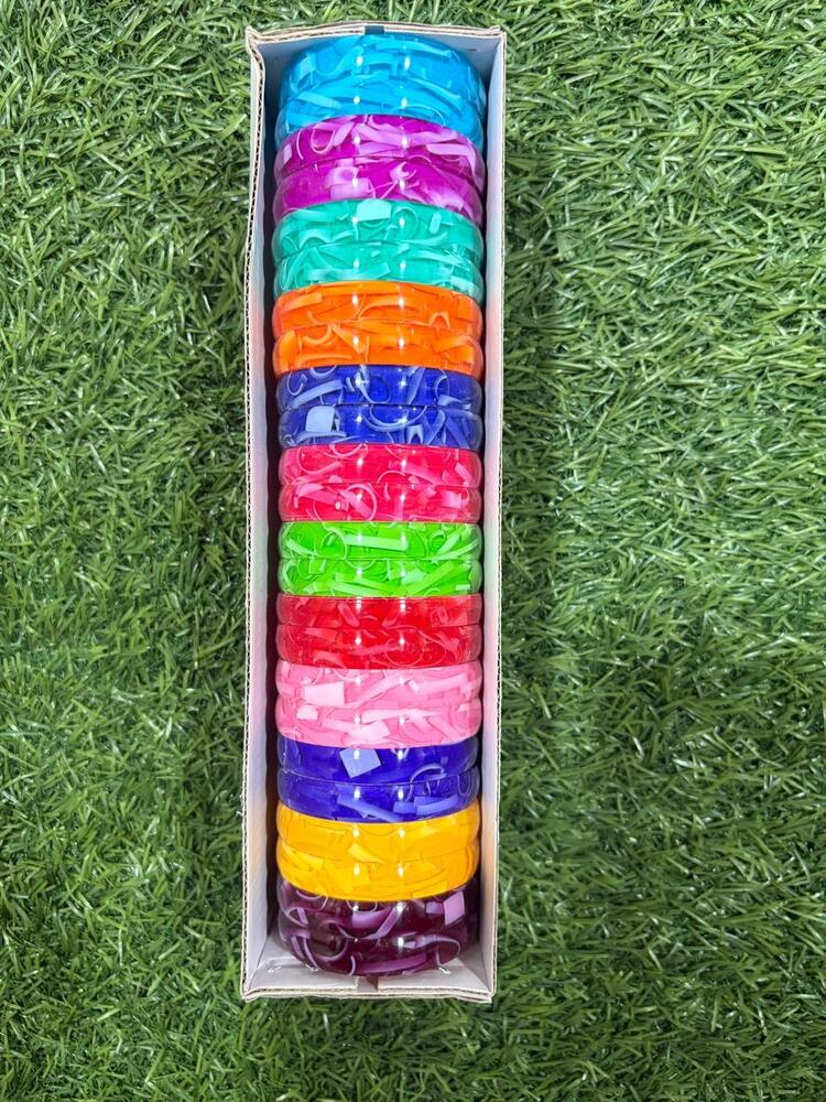 Solid Color Acrylic Bangles