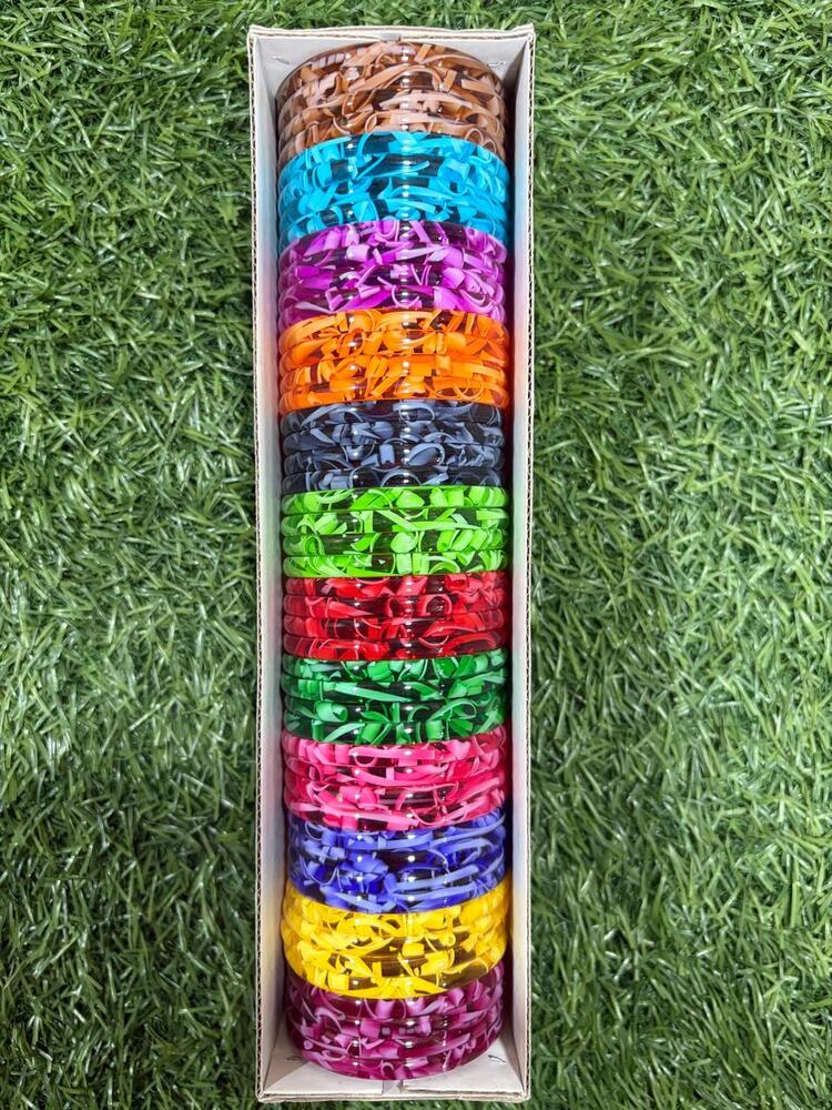 Solid Color Acrylic Bangles