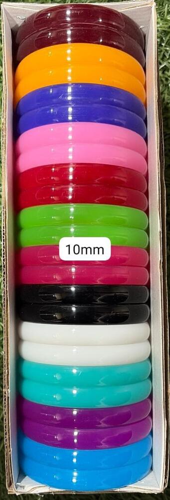 10mm Designer Plastic Bangles