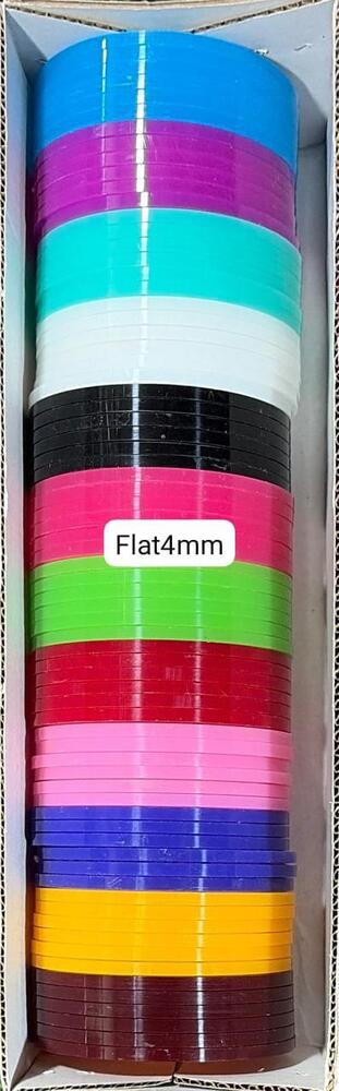 4mm Flat Plastic Bangles