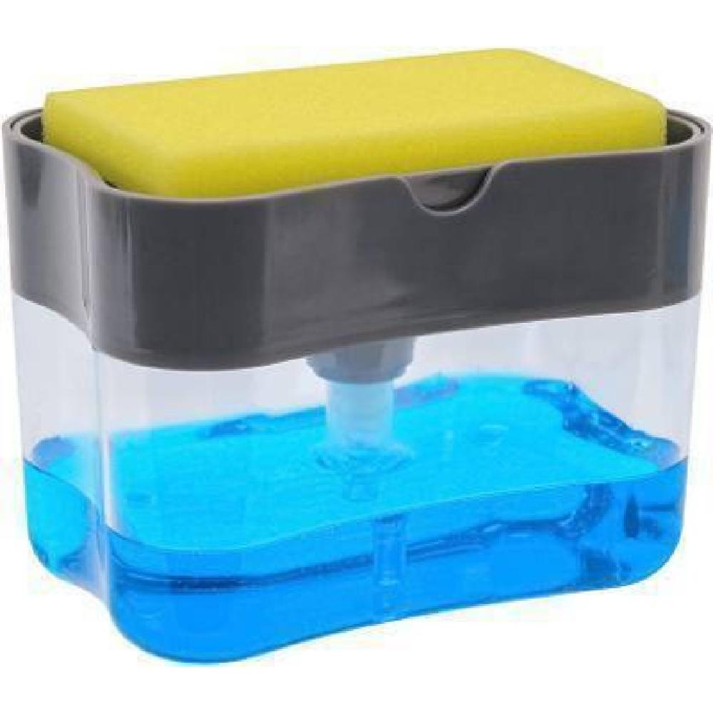 2 in 1 Soap Pump Dispenser and Sponge Holder