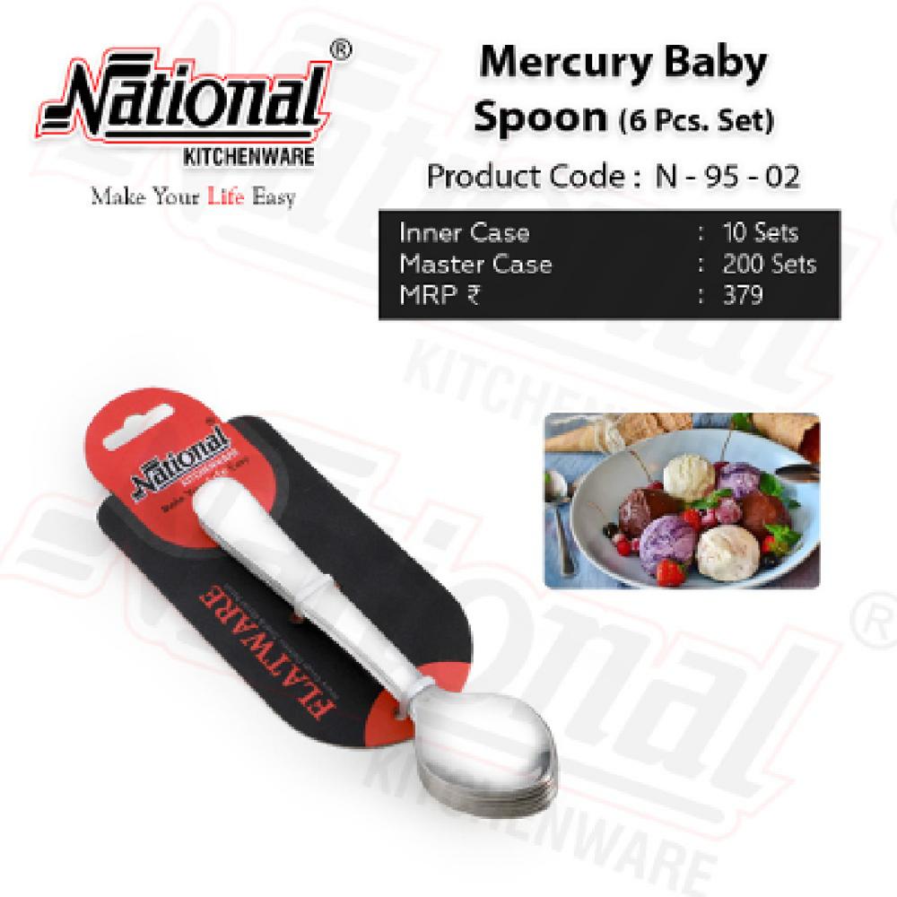 Baby Spoon Set, 6 Pieces