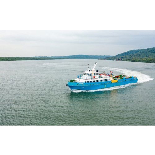 Blue Aluminium Crew Boat