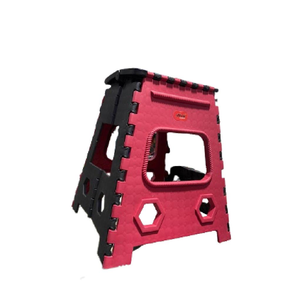 Foldable Plastic Stool Table, 18 Inch