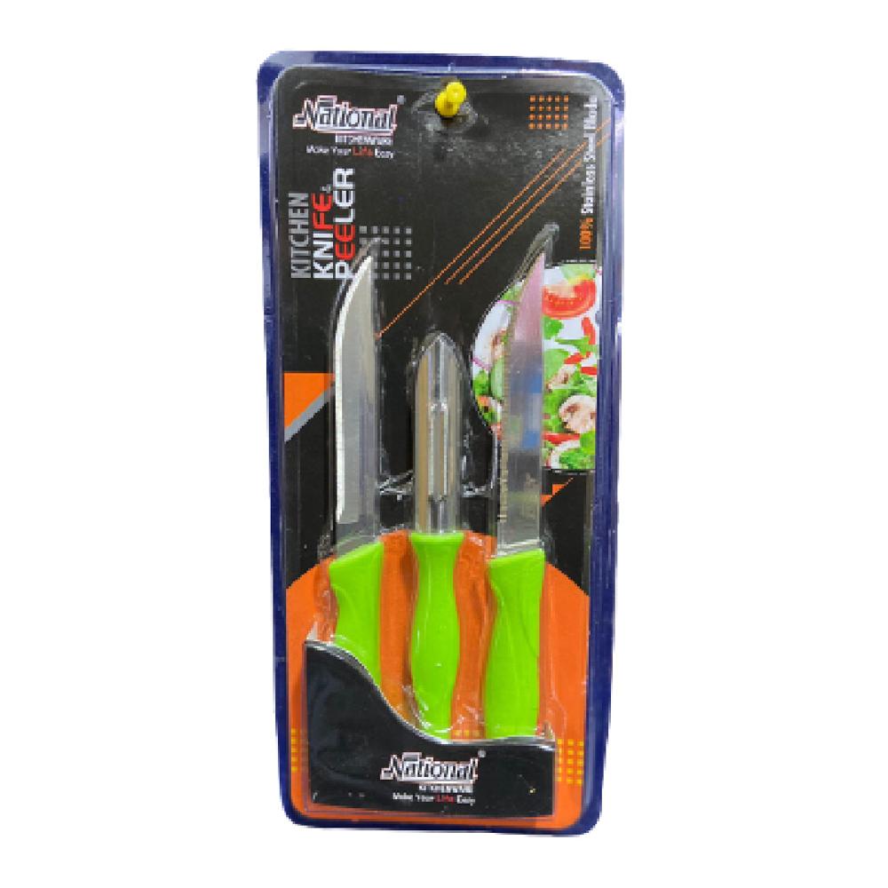 Kitchen Knife and Peeler Set, 3 Pieces