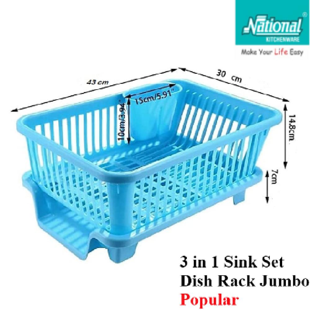 3 in 1 Jumbo Dish Drying Rack