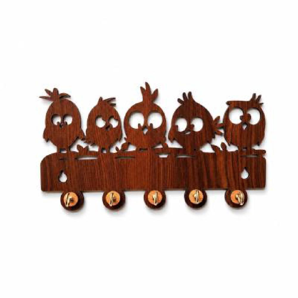 Wooden Key Holder, Angry Bird Design