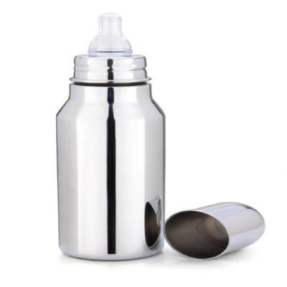Stainless Steel 304 Baby Feeding Bottle, 250 ml