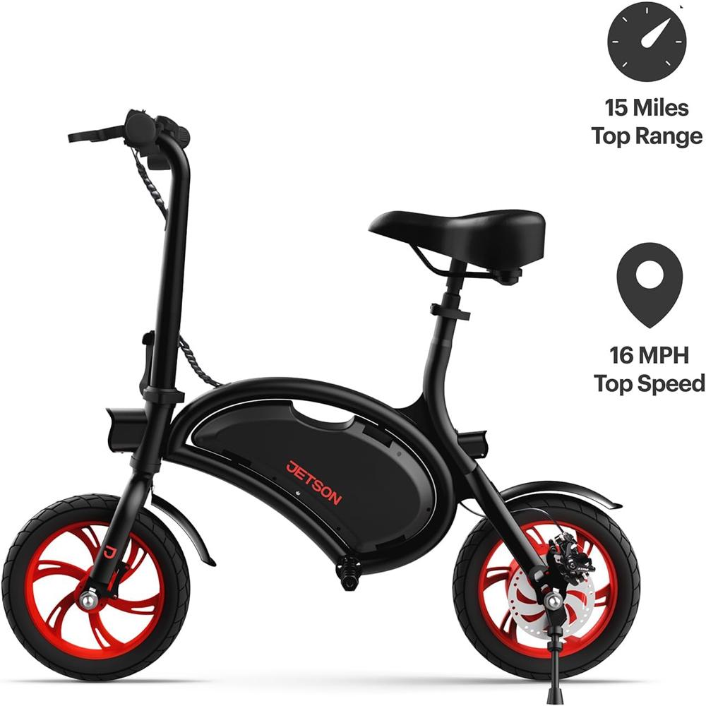 Jetson Bolt Electric Bike - Color: Black