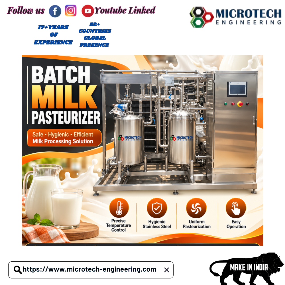 Batch Milk Pasteurizer