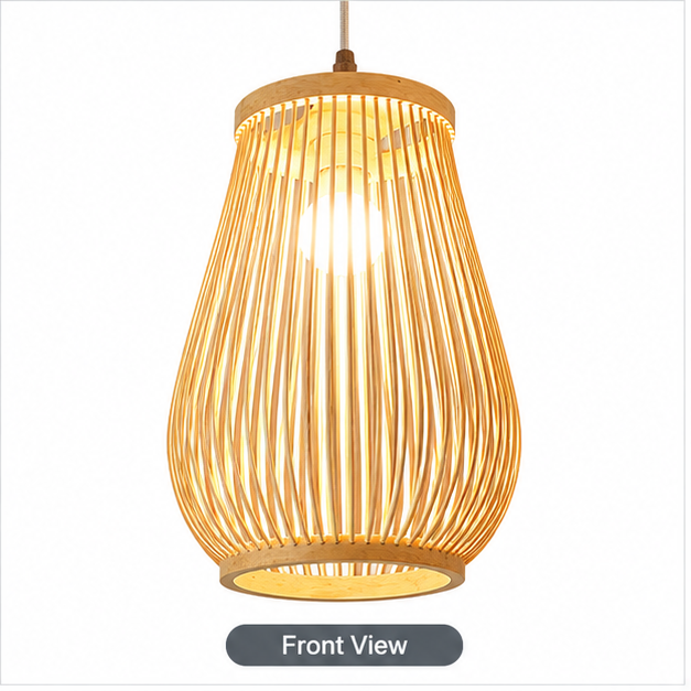 Bamboo Simti Lamp - Color: Natural