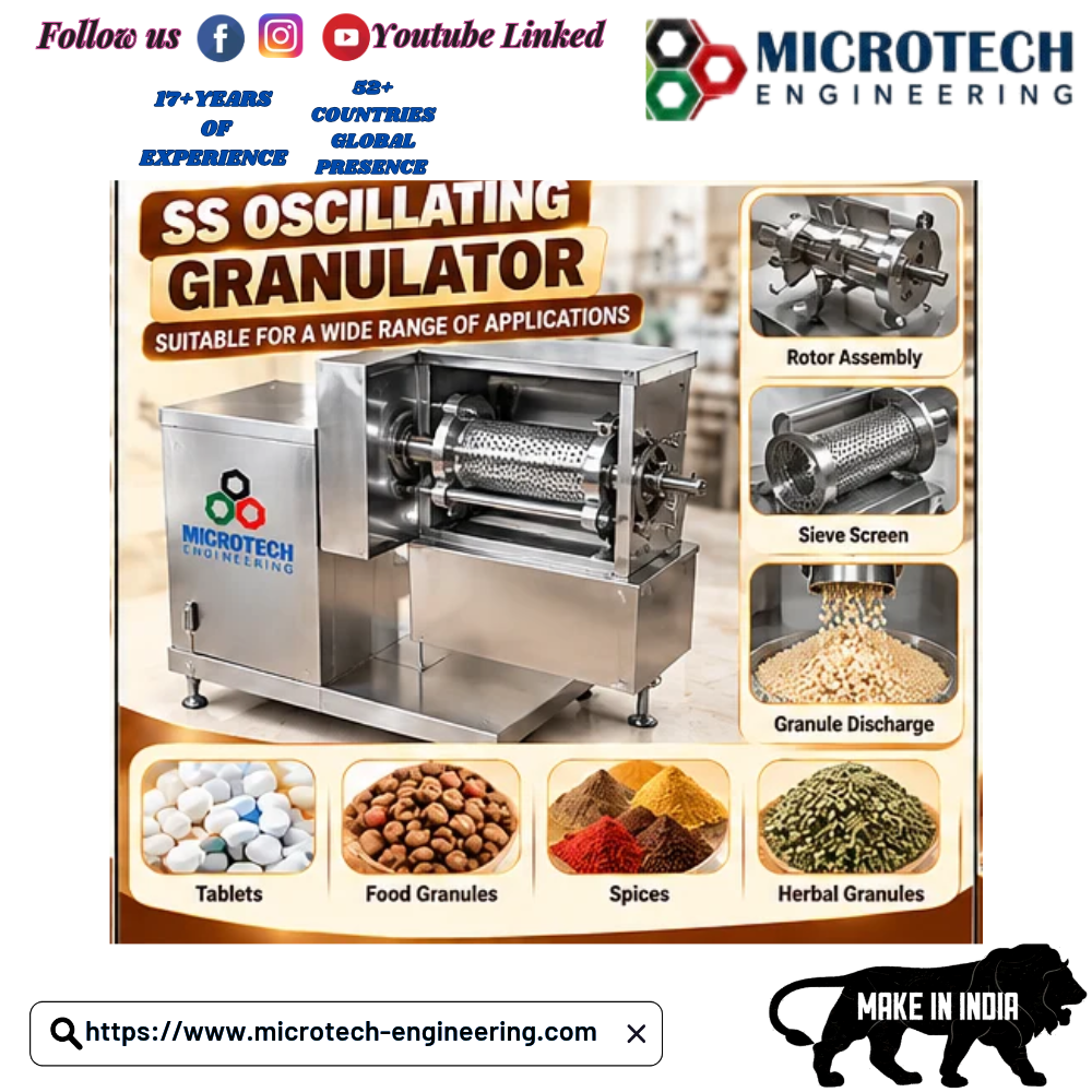 SS Oscillating Granulator