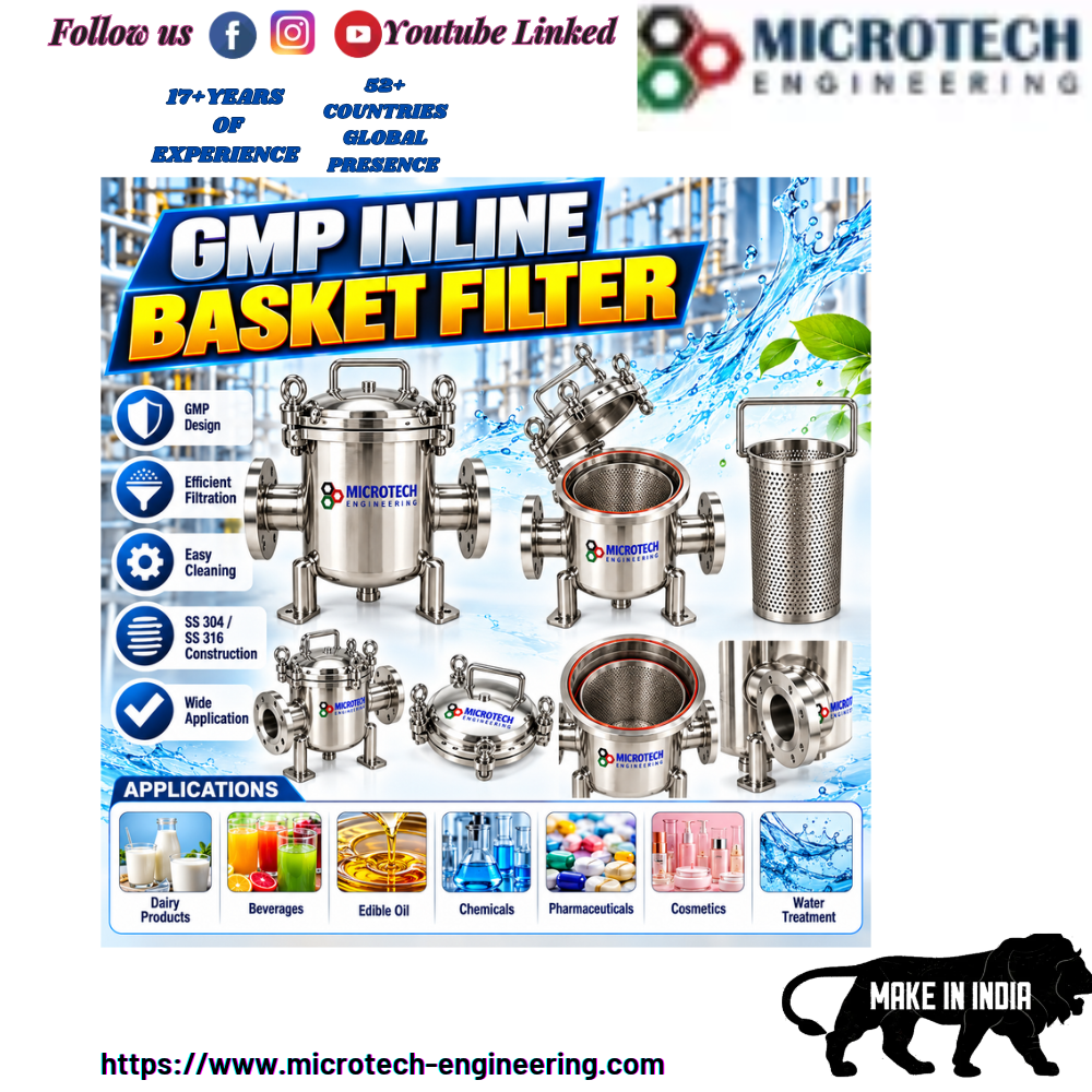 GMP INLINE BASKET FILTER