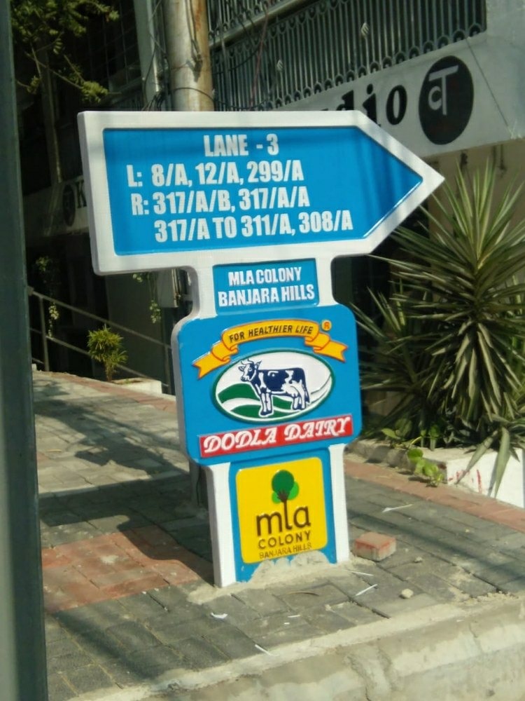 RCC Road Direction Boards
