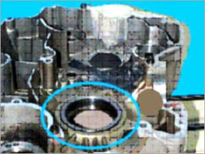 घिसे हुए बियरिंग सीट को ठीक किया गया है