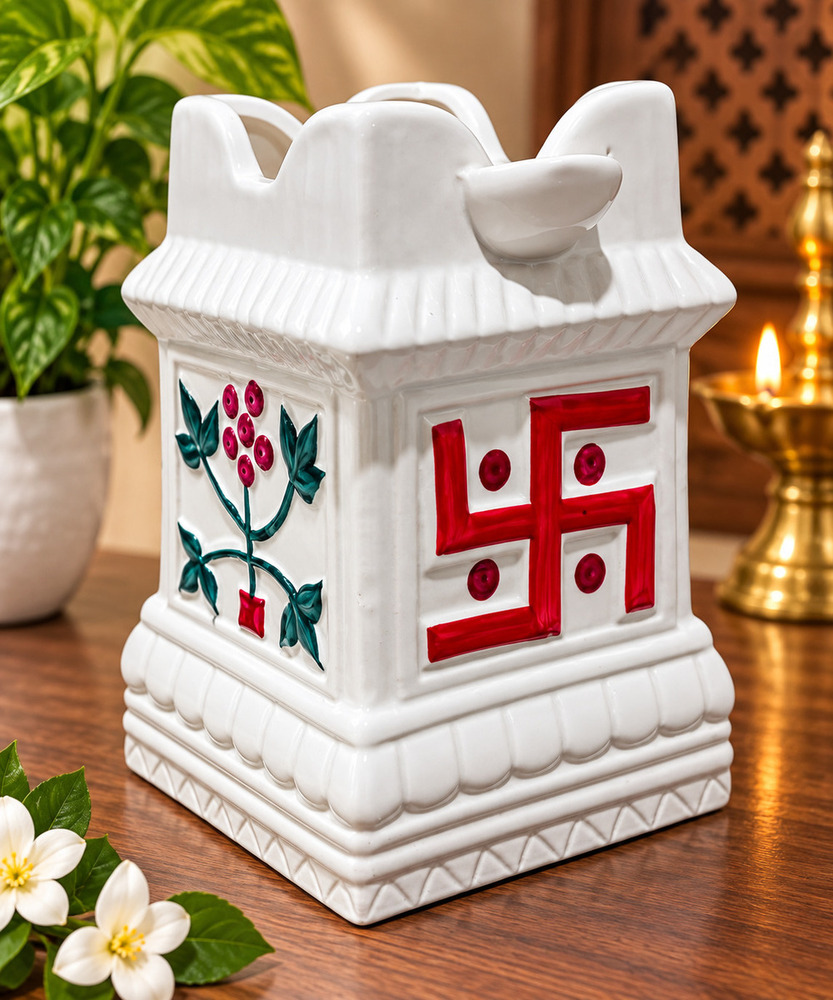 Traditional Ceramic Tulsi Pot