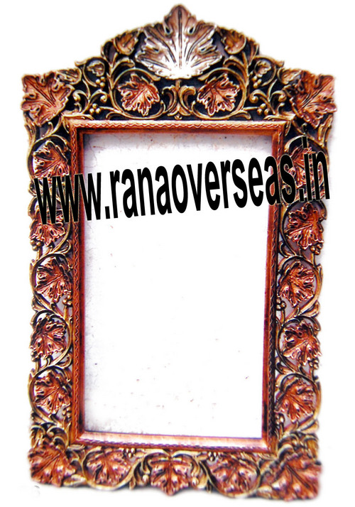 Polished Wooden Mirror Frame