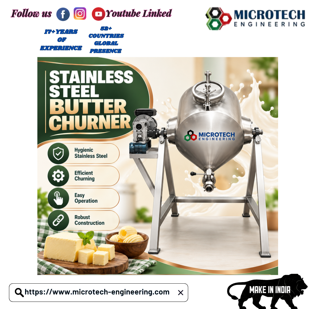 Stainless Steel Butter Churner