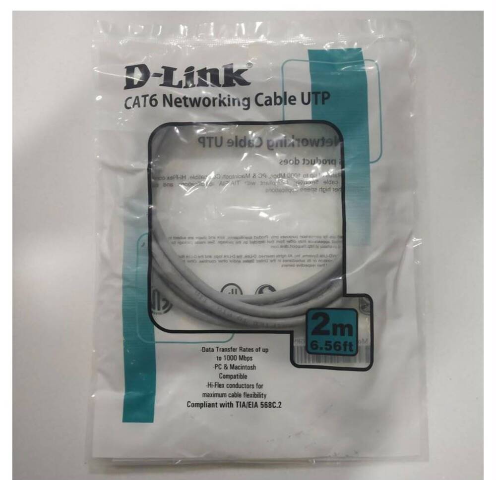 2 Mtr CAT6 Networking Cable UTP