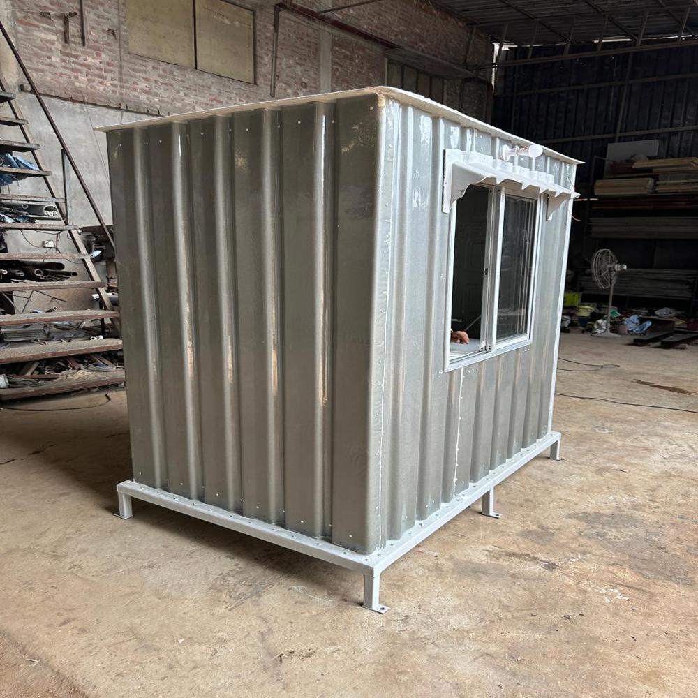 Portable Security Cabin - Color: Blue And White