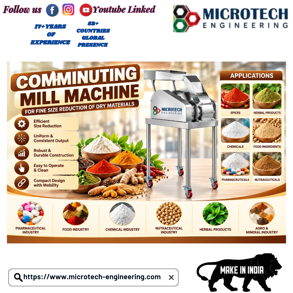 Comminuting Mill Machine