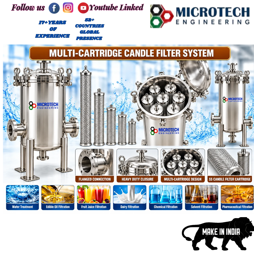 MULTI-CARTRIDGE CANDLE FILTER SYSTEM