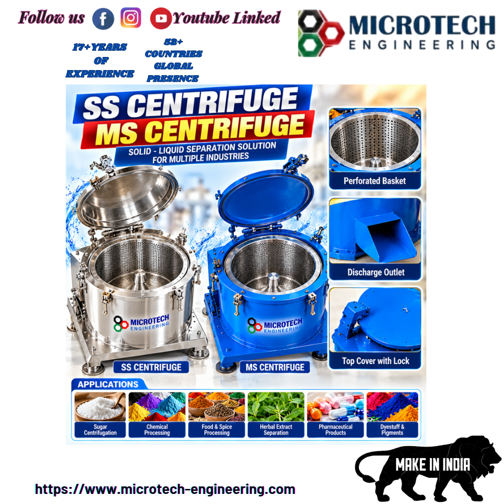 SS Centrifuge , MS Centrifuge