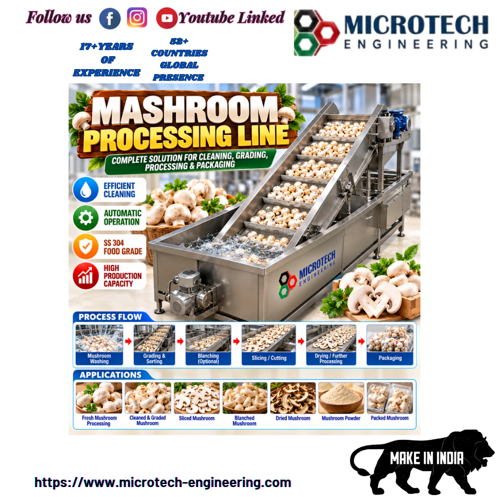 Mashroom Processing Line