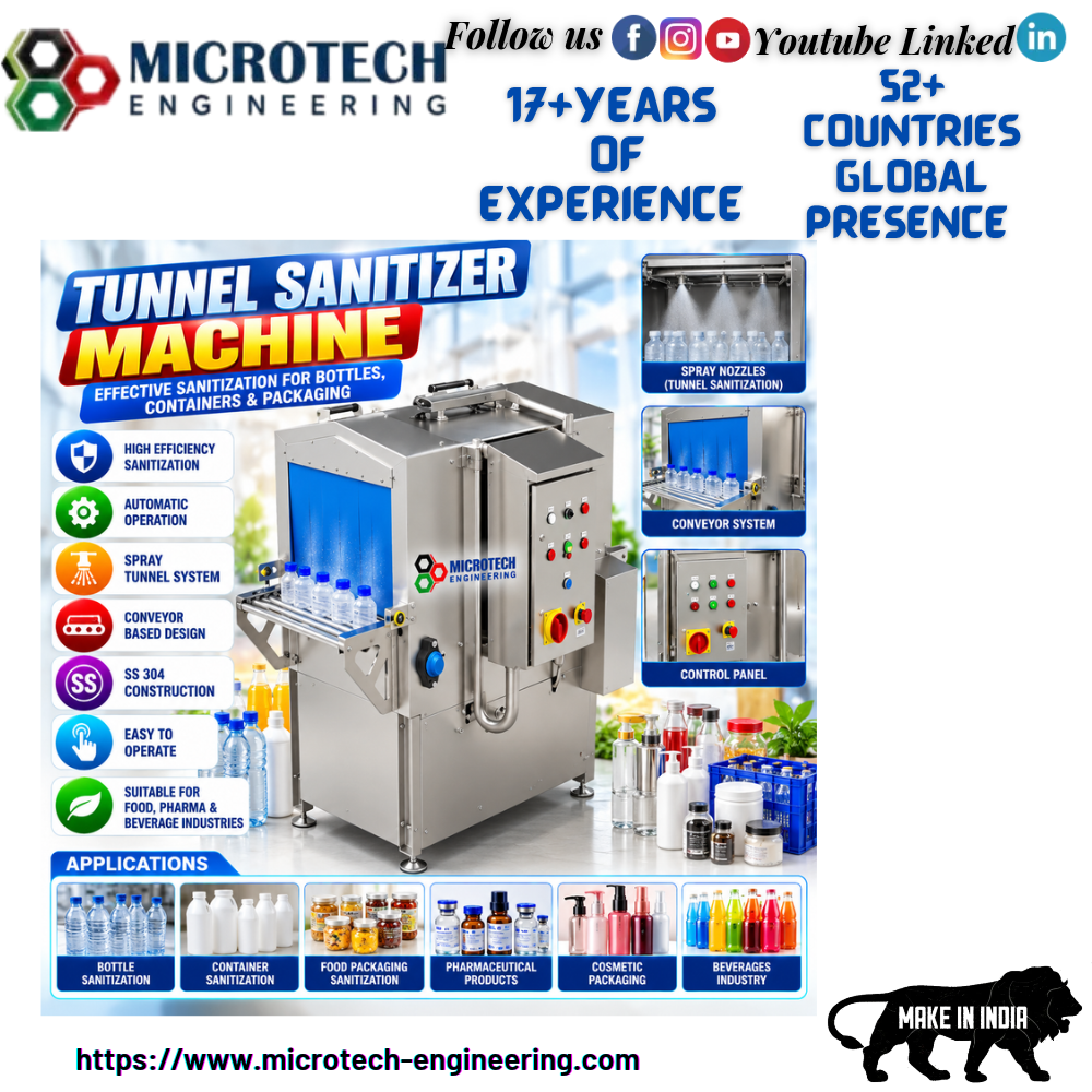 Tunnel Sanitizer Machine