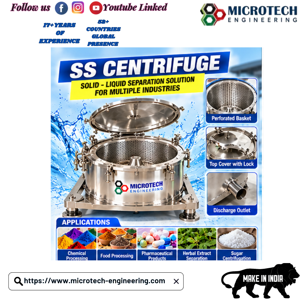 SS Centrifuge , MS Centrifuge