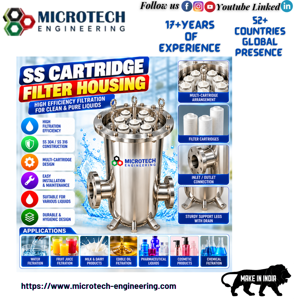 SS Cartridge Filter Housing